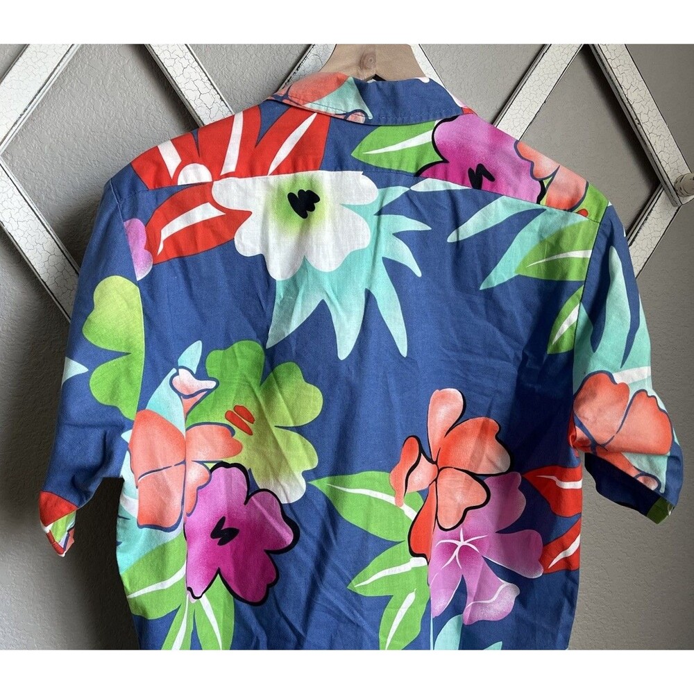 Vintage Surf Line Hawaii ORIGINAL JAMS Men's M Button Down Floral Hawaiian Shirt - Picture 7 of 8